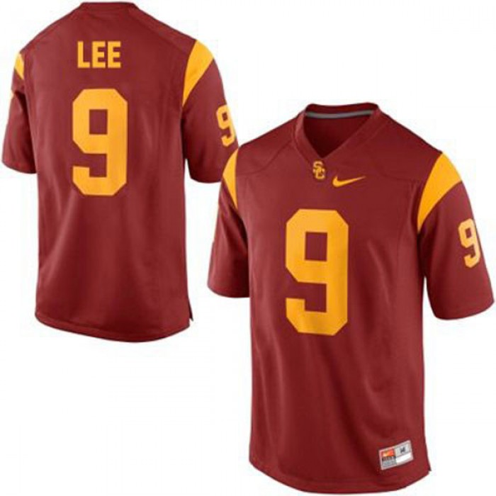 USC Trojans #9 Marqise Lee Red Football For Men Jersey