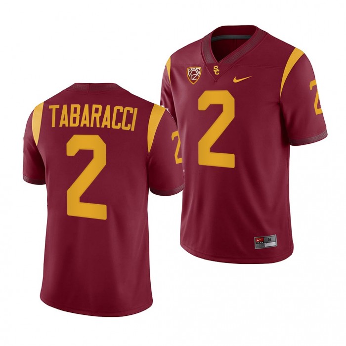 USC Trojans Carson Tabaracci College Football Jersey Cardinal 2022-23 Jersey