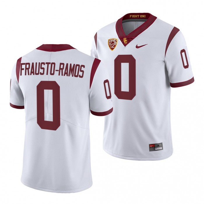 USC Trojans Jshawn Frausto-Ramos College Football Jersey White 2022-23 Jersey
