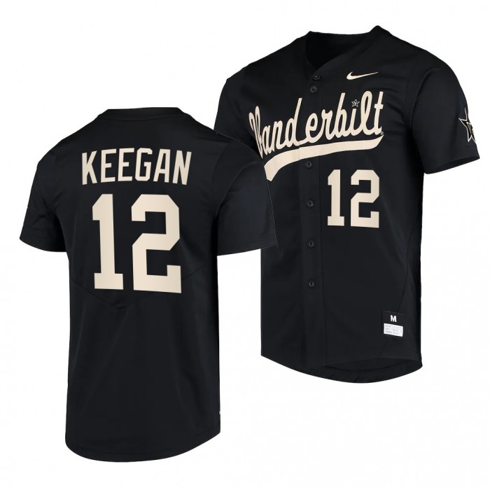 Dominic Keegan Vanderbilt Commodores 2022 College Baseball Men Jersey-Black