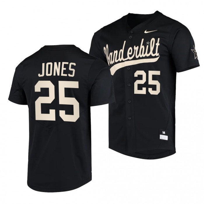 Druw Jones Vanderbilt Commodores 2022 MLB Draft Men Jersey-Black