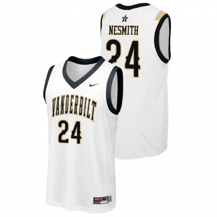 Vanderbilt Commodores College Basketball White Aaron Nesmith Replica Jersey For Men