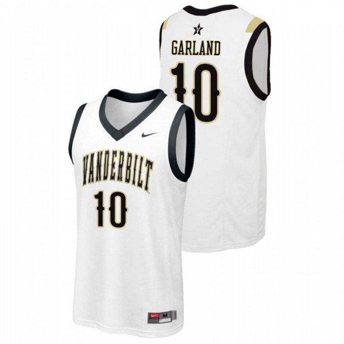 Vanderbilt Commodores College Basketball White Darius Garland Replica Jersey For Men