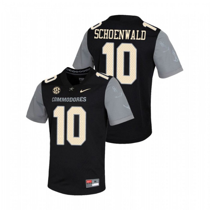 Vanderbilt Commodores Gavin Schoenwald Untouchable Game Jersey For Men Black