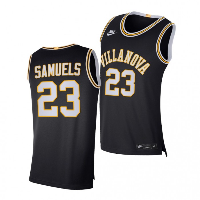 Jermaine Samuels Villanova Wildcats Navy Jersey 2021-22 Retro Limited Elite Basketball Shirt