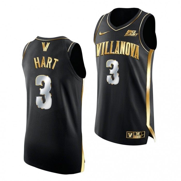 Josh Hart Villanova Wildcats Black Jersey Golden Edition NBA Alumni Shirt