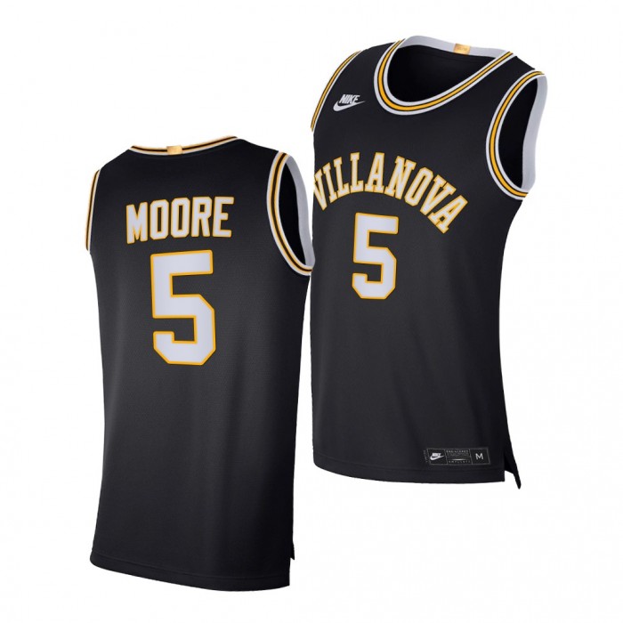 Justin Moore Villanova Wildcats Navy Jersey 2021-22 Retro Limited Elite Basketball Shirt