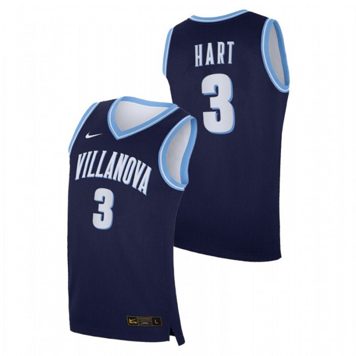 Villanova Wildcats Replica Josh Hart College Basketball Jersey Navy Men