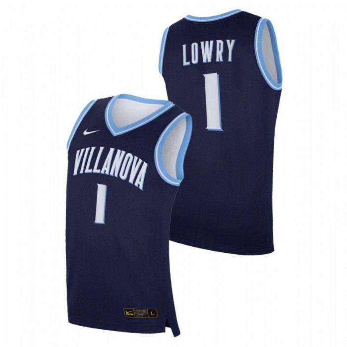 Villanova Wildcats Replica Kyle Lowry College Basketball Jersey Navy Men