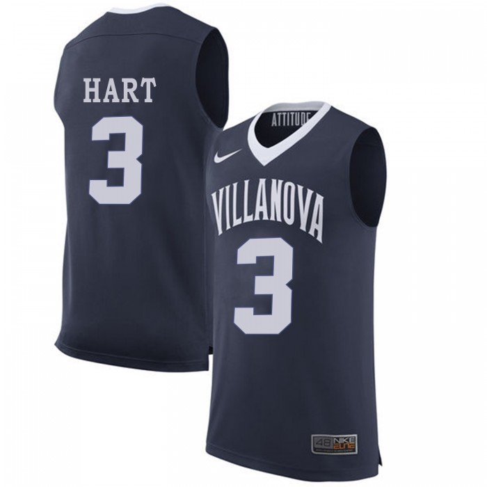 Josh Hart Navy Blue College Basketball Villanova Wildcats Jersey