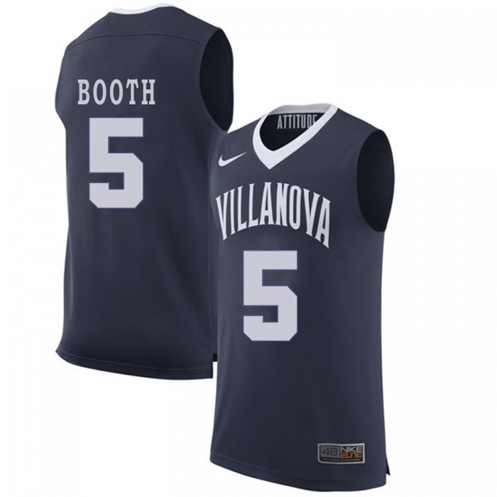 Phil Booth Navy Blue College Basketball Villanova Wildcats Jersey