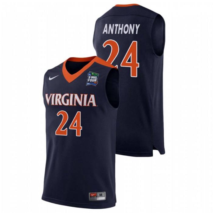 Men's Virginia Cavaliers Marco Anthony 2019 Final-Four Navy Jersey