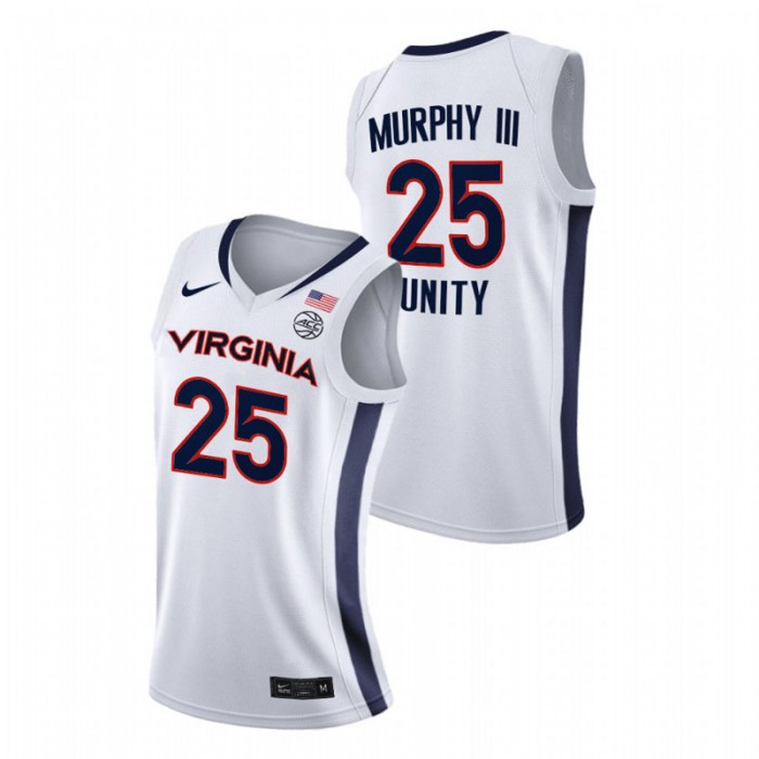 Virginia Cavaliers Unity Trey Murphy III New Brand Jersey White Men
