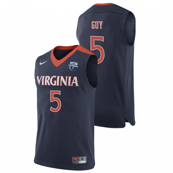 Virginia Cavaliers Kyle Guy Navy 2019 For Men Basketball Champions Jersey