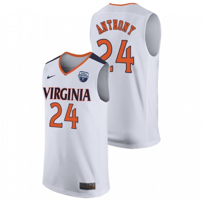 Virginia Cavaliers Marco Anthony White 2019 For Men Basketball Champions Jersey