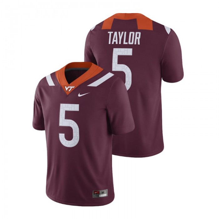 Tyrod Taylor For Men Virginia Tech Hokies Maroon Alumni Football Game Player Jersey