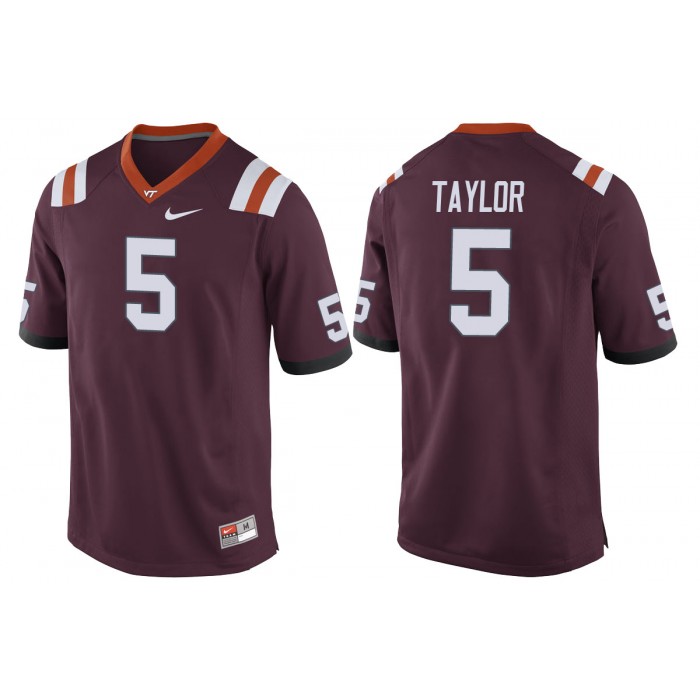 Tyrod Taylor Virginia Tech Hokies Maroon Player Performance Jersey
