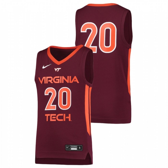 Youth Virginia Tech Hokies Maroon College Basketball Replica Jersey