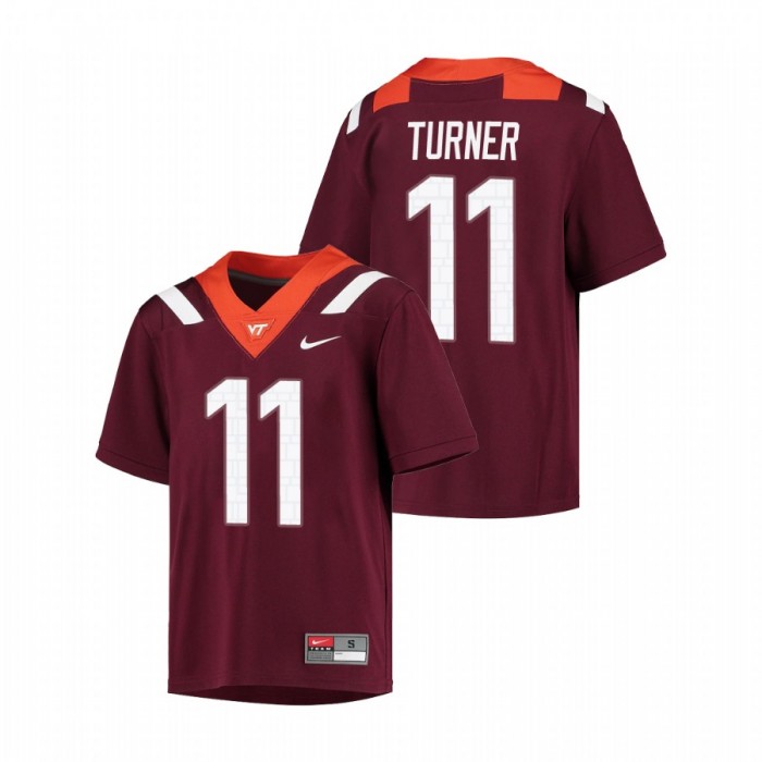 Virginia Tech Hokies Tre Turner Untouchable Football Jersey Youth Maroon