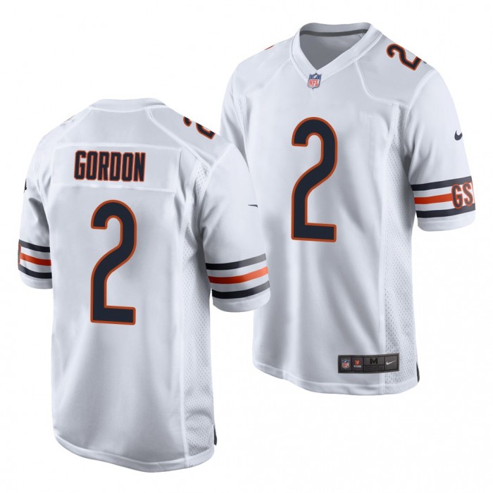 Kyler Gordon Chicago Bears 2022 NFL Draft White Men Game Jersey Washington Huskies