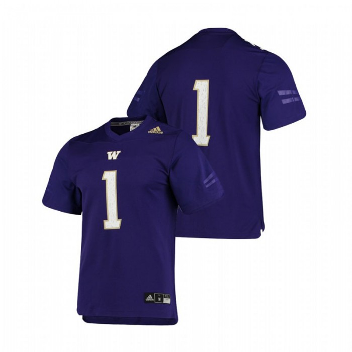 Men's Washington Huskies Purple Replica Football Jersey