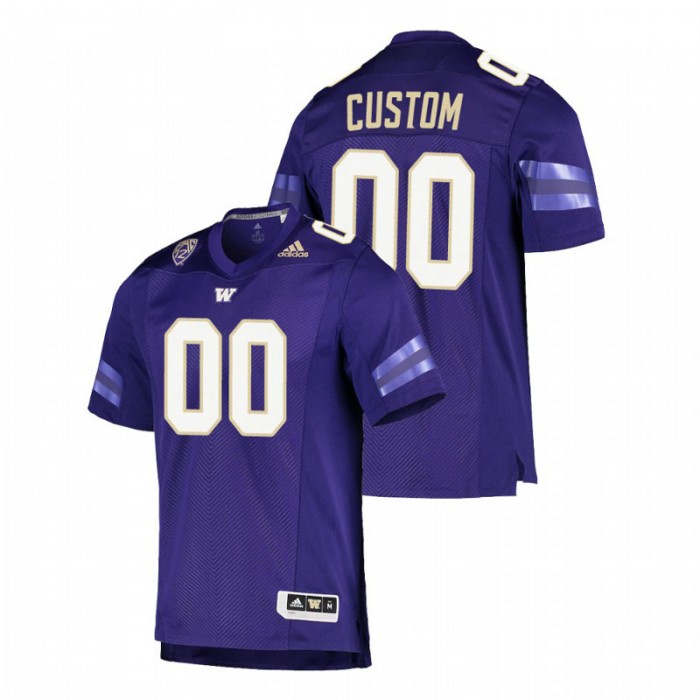 Custom Washington Huskies College Football Purple Game Jersey