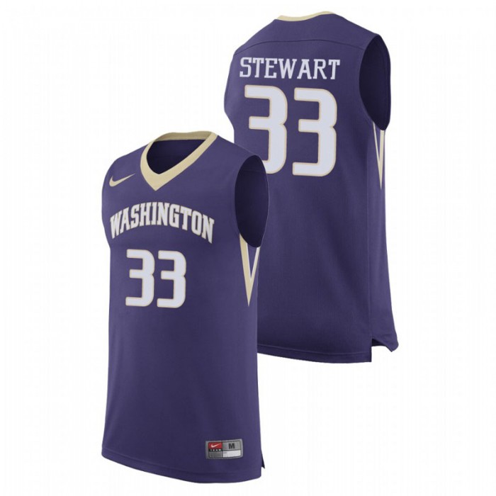 Washington Huskies College Basketball Purple Isaiah Stewart Replica Jersey For Men