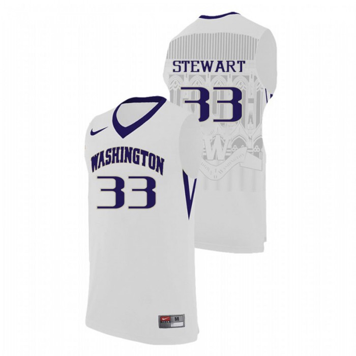 Washington Huskies College Basketball White Isaiah Stewart Replica Jersey For Men