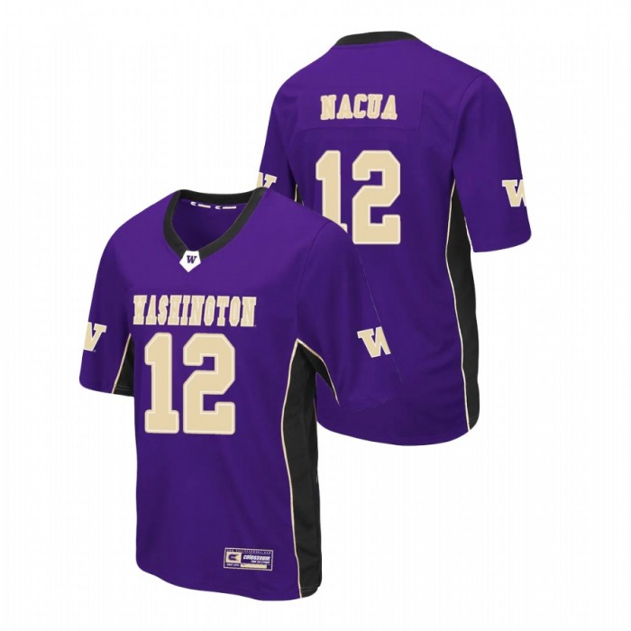 Puka Nacua Washington Huskies Max Power Purple Football Jersey