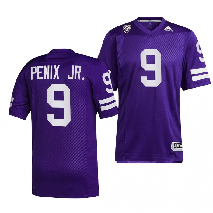 Washington Huskies Michael Penix Jr. College Football Jersey Purple 2021-22 Reverse Retro Jersey