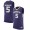 Washington Huskies #5 Quin Barnard Purple College Premier Basketball Jersey
