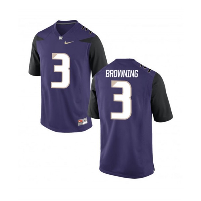 Washington Huskies Football Purple College Jake Browning Jersey