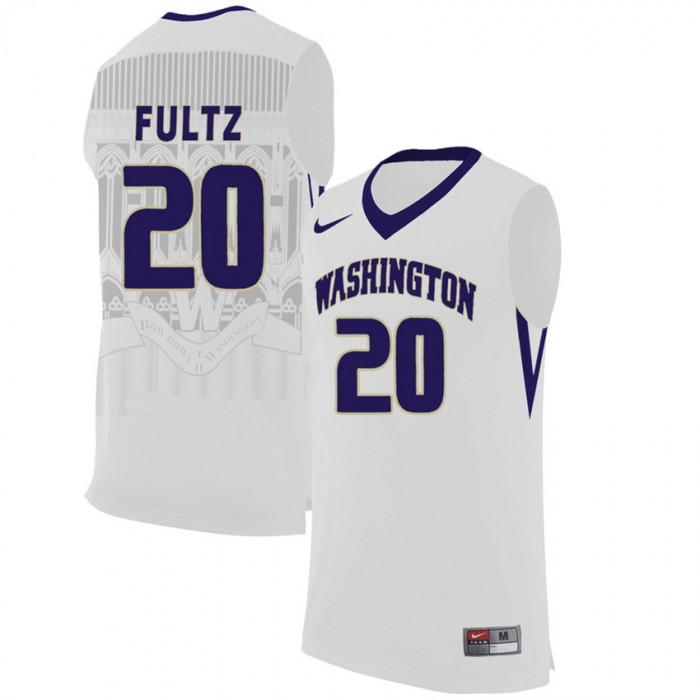 Washington Huskies #20 Markelle Fultz White College Premier Basketball Jersey