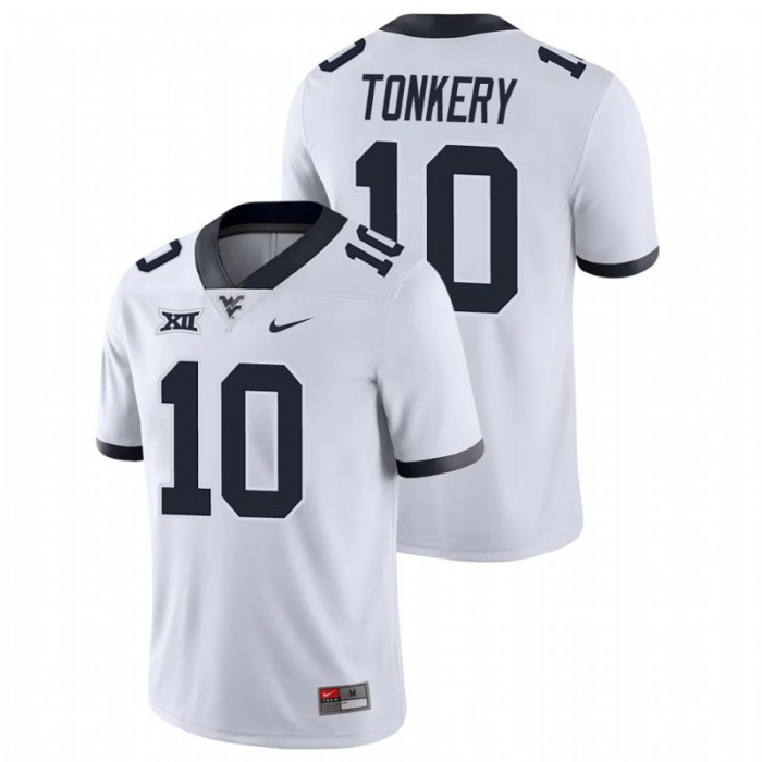 Dylan Tonkery West Virginia Mountaineers Game White College Football Jersey
