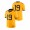 West Virginia Mountaineers Throwback Alternate Game Gold Jersey For Men