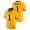 Tony Fields II West Virginia Mountaineers Throwback Gold Alternate Game Jersey