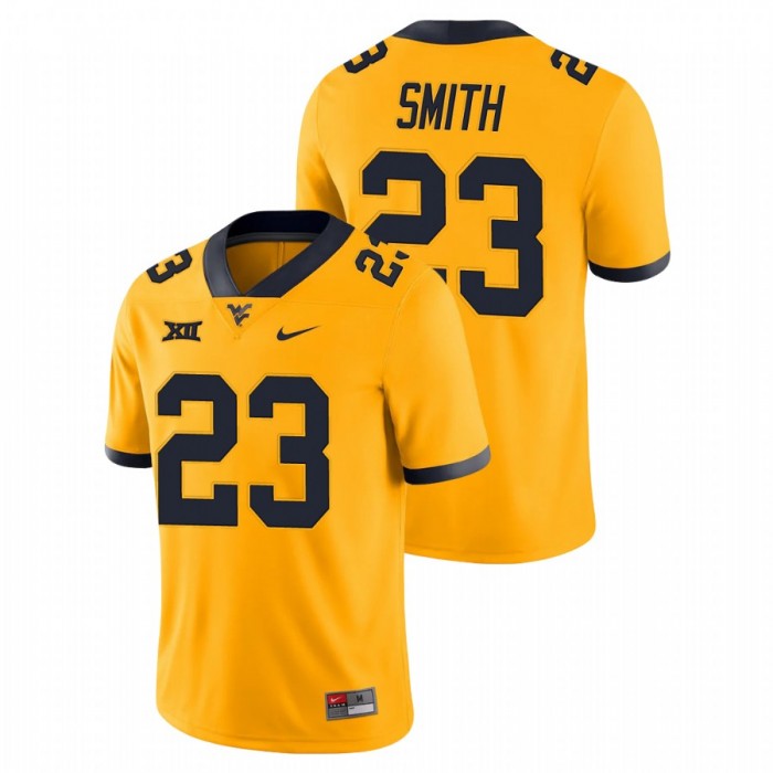 Tykee Smith West Virginia Mountaineers Throwback Gold Alternate Game Jersey