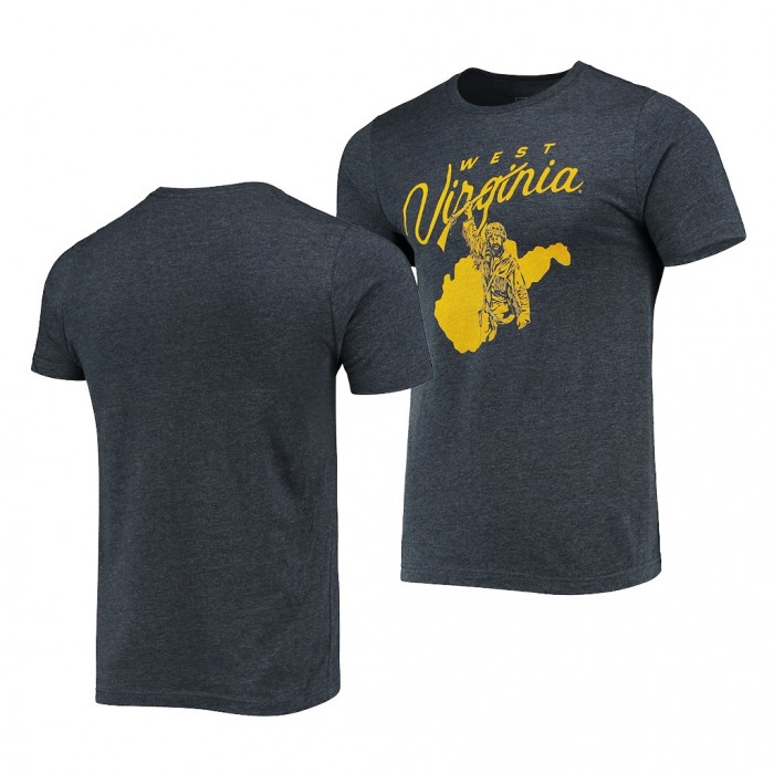West Virginia Mountaineers Homefield T-Shirt Navy Unisex