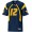 West Virginia Mountaineers #12 Geno Smith Blue Football For Men Jersey