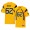 West Virginia Mountaineers Football Gold College Kyle Bosch Jersey