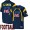 West Virginia Mountaineers #12 Geno Smith Navy USA Flag College Football Fashion Jersey