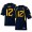 West Virginia Mountaineers Football Navy College Oliver Luck Jersey
