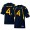 West Virginia Mountaineers Football Navy College Wendell Smallwood Jersey