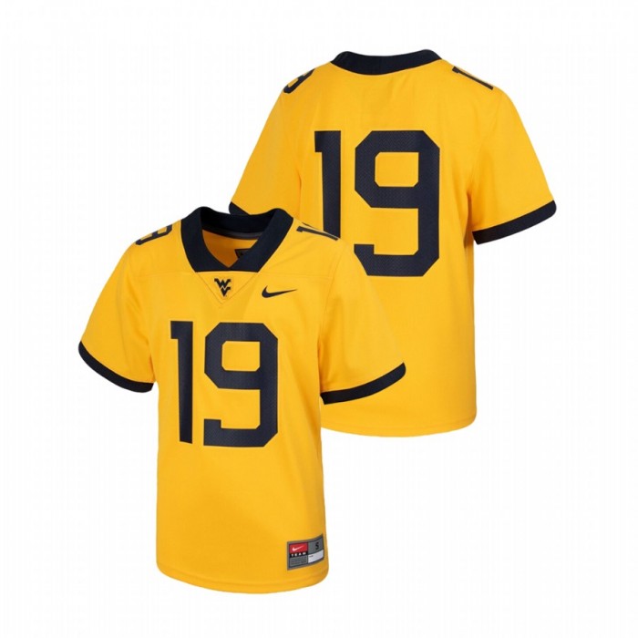 Youth West Virginia Mountaineers Gold Untouchable Football Jersey