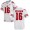 Male Wisconsin Badgers Russell Wilson White NCAA Alumni Football Game Jersey