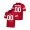 Custom For Men Wisconsin Badgers Red Replica Football Jersey