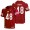 Men Wisconsin Badgers #48 Jack Cichy Red Six Of The Best Duo Tandems Jersey