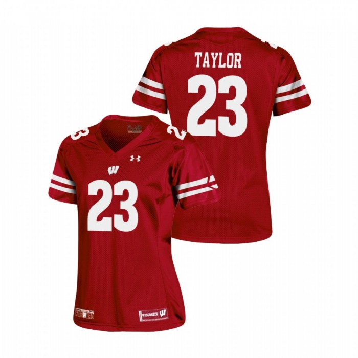 Wisconsin Badgers Jonathan Taylor Replica College Football Jersey Women's Red