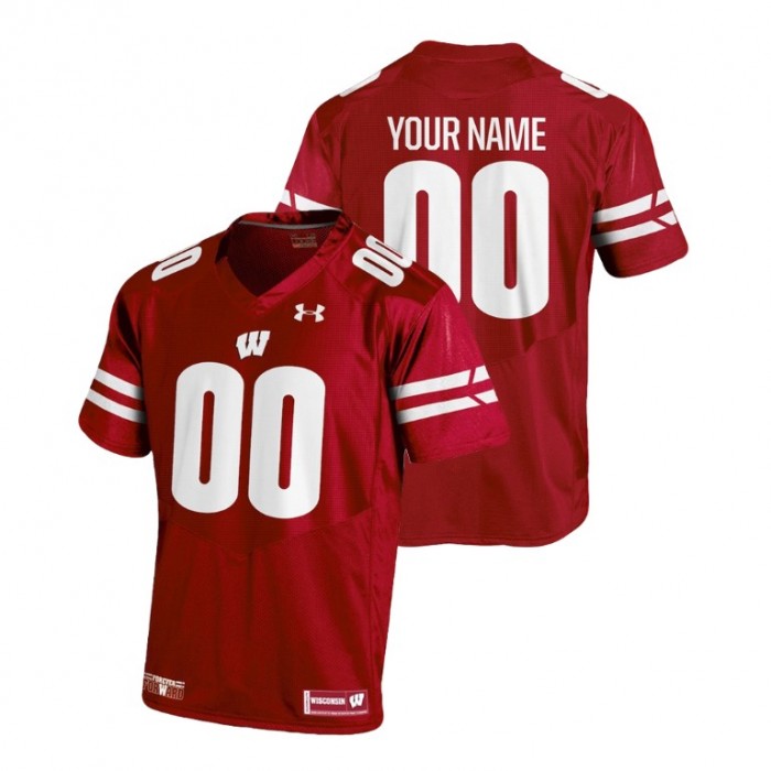 Custom Youth Wisconsin Badgers Red College Football 2018 Replica Jersey