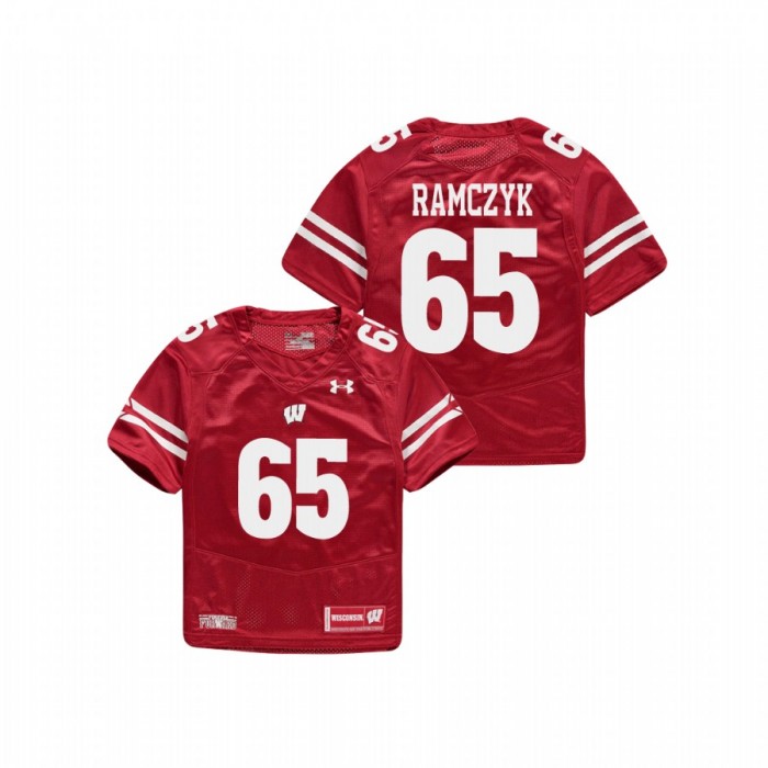 Wisconsin Badgers Ryan Ramczyk Replica Football Jersey Youth Red